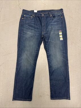 NWT Levi's 514 Men's Straight Leg Jeans - Dark Indigo Blue 40x30